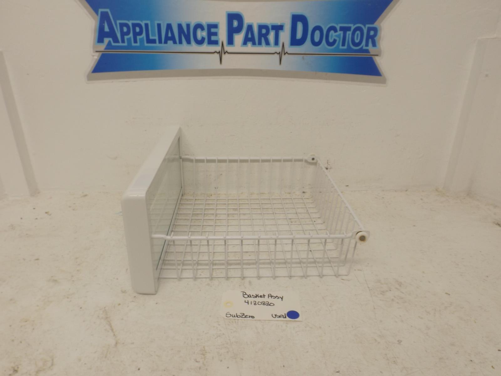 SubZero Refrigerator 4180880 Fits Model #532 Basket Assy Used SubZero Refrigerator 4180880 Fits Model #532 Basket Assy Used